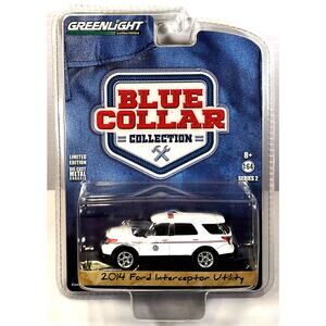 Greenlight Blue Collar Collection 2014 FORD INTERCEPTOR UTILITY, New, See Pics!